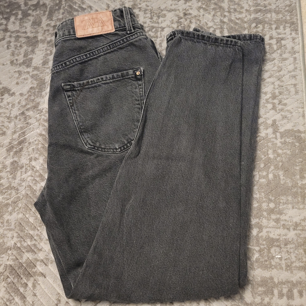 Zara Charcoal Denim Jeans